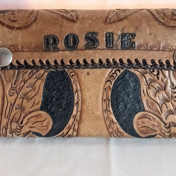 LIKE NEW!! Genuine 100% Leather Wallet Women's Rosie - Picture 2 of 16